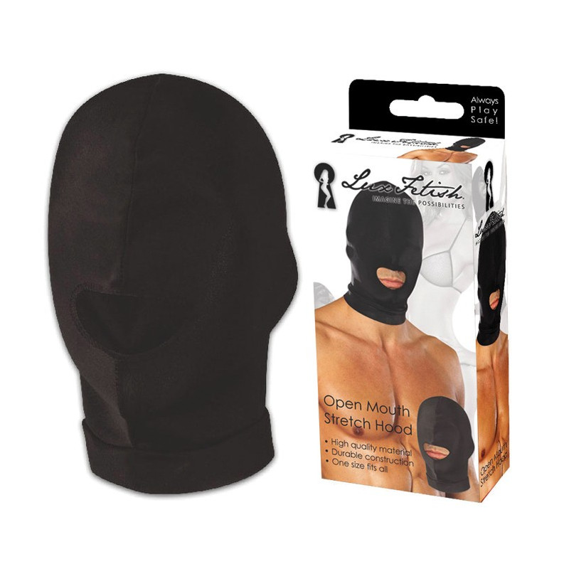 Cagoule ouverture bouche stretch taille unique