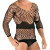 Body noir homme Mesh HORNET