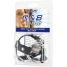 Cockring C&B Metal Cock Ring & Locking Ball Strap