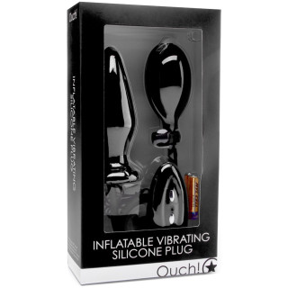 Plug gonflable et vibrant Inflat 11xØ4cm