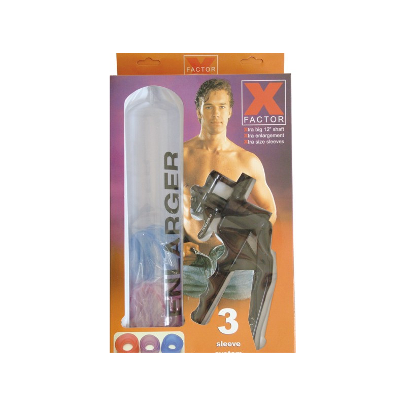 Pompe pénis X FACTOR 3 manchons
