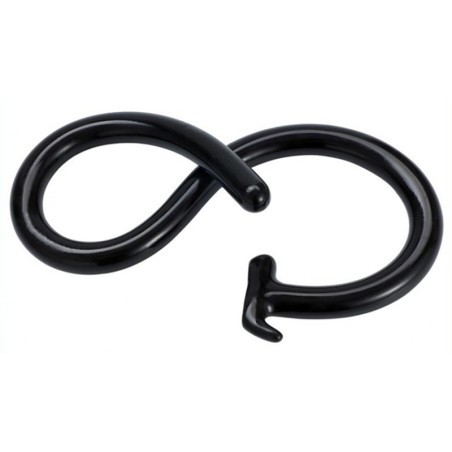 Gode long Mega Snake 100xØ3cm noir
