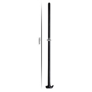 Gode long Mega Snake 100xØ3cm noir