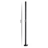 Gode long Mega Snake 100xØ3cm noir