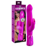 Vibro THE HAMMER avec stimulation clitoris rose