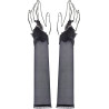Mitaines 43cm en dentelle et masque noir Sensual