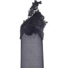 Mitaines 43cm en dentelle et masque noir Sensual