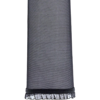 Mitaines 43cm en dentelle et masque noir Sensual