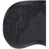 Gants 50cm satinés et masque noir Allure