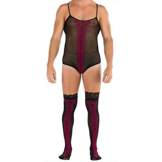 Body homme et bas imprimés VITTORIA S-L