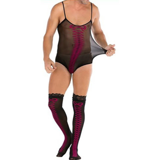 Body homme et bas imprimés VITTORIA S-L