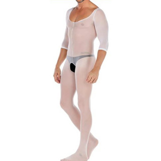Combinaison homme ouverte MOSKOW blanche