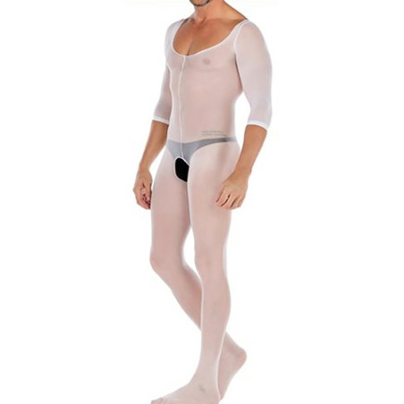 Combinaison homme ouverte MOSKOW blanche