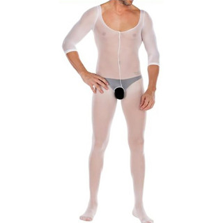 Combinaison homme ouverte MOSKOW blanche