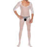 Combinaison homme ouverte MOSKOW blanche