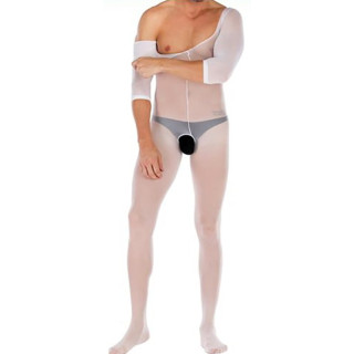 Combinaison homme ouverte MOSKOW blanche