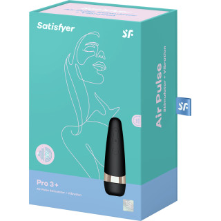 Satisfyer Pro 3 Vibration noir clitoris