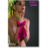 Bandeau ou Lien satin rose