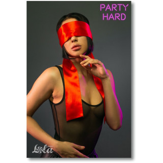 Bandeau ou Lien satin rouge