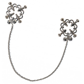 Pinces tétons bjoux réglage vis avec chaîne fine