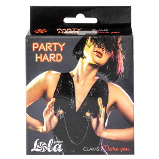 Pinces tétons bjoux réglage vis avec chaîne fine