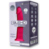 Vibro ventouse fuchsia 7" SilexD 17,5 x Ø4,4cm USB