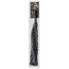 Grand martinet fouet noir avec draguonne 65cm