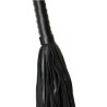Grand martinet fouet noir avec draguonne 65cm