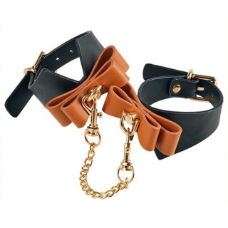 Menottes Butler noires et marron