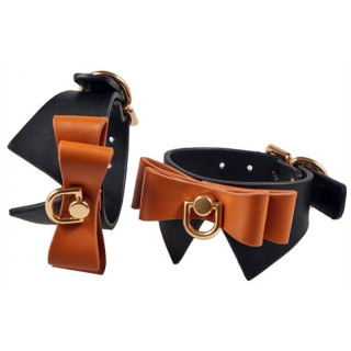 Menottes Butler noires et marron