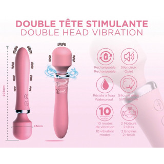 Powerful Wand & Vibro USB rose