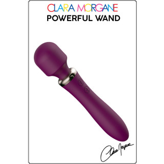 Powerful Wand & Vibro USB bordeaux
