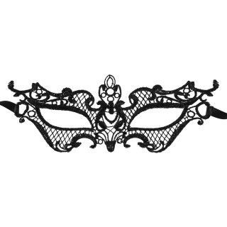Masque en guipure noire Celeste