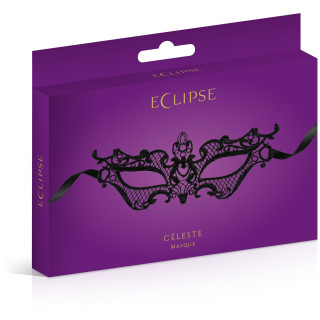Masque en guipure noire Celeste