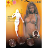 Poupée African Queen 3 orifices dimensions