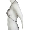 Soutien-Gorge en chainettes et anneaux argentées