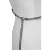 Soutien-Gorge en chainettes et anneaux argentées