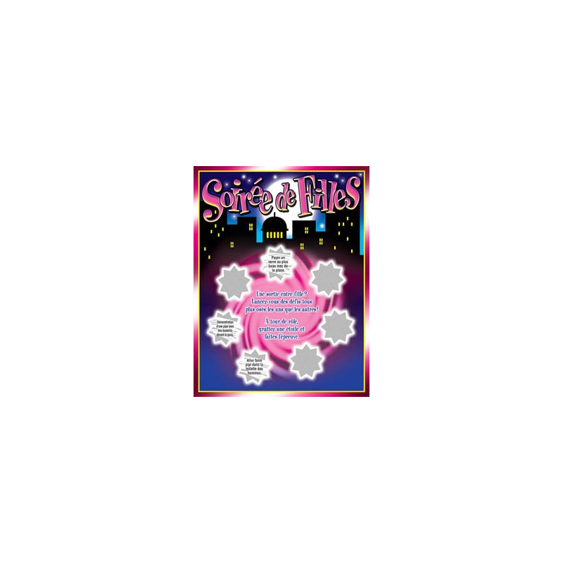 Jeu à gratter Soirée de Filles 