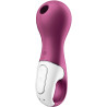 Stimulateur clitoris air pulsé étanche Lucky Libra mauve