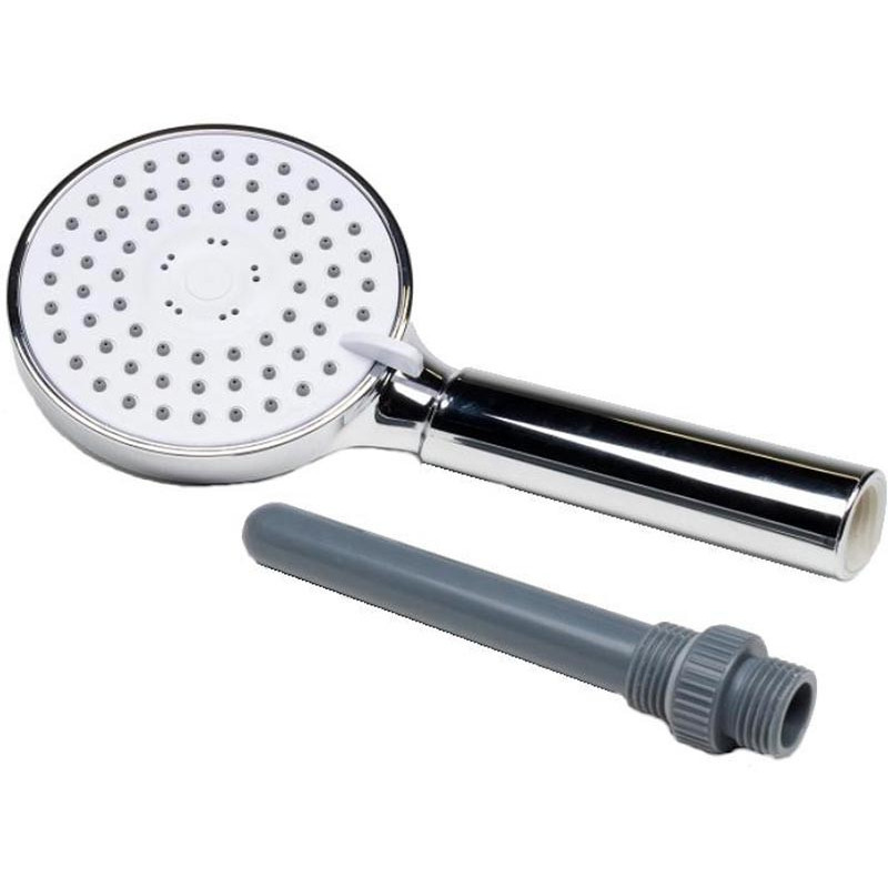 Pommeau douche anale 3 fonctions argent