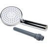 Pommeau douche anale 3 fonctions argent