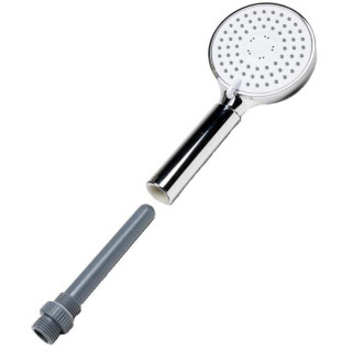 Pommeau douche anale 3 fonctions argent