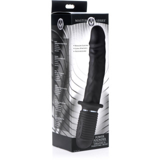 Gode vibrant avec percussions Power Pounder 17xØ4,5cm