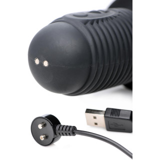 Gode vibrant avec percussions Power Pounder 17xØ4,5cm