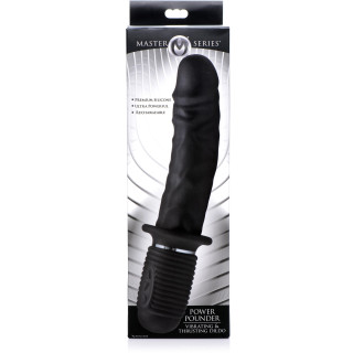 Gode vibrant avec percussions Power Pounder 17xØ4,5cm