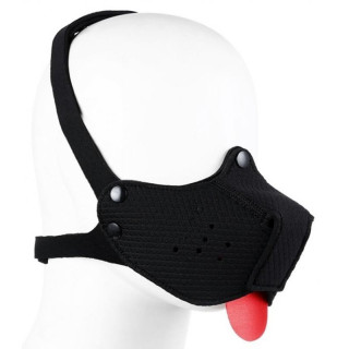 Museau et langue néoprène Puppy noir