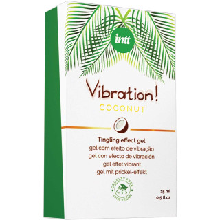 Gel effet vibrations Coconut 15ml packaging
