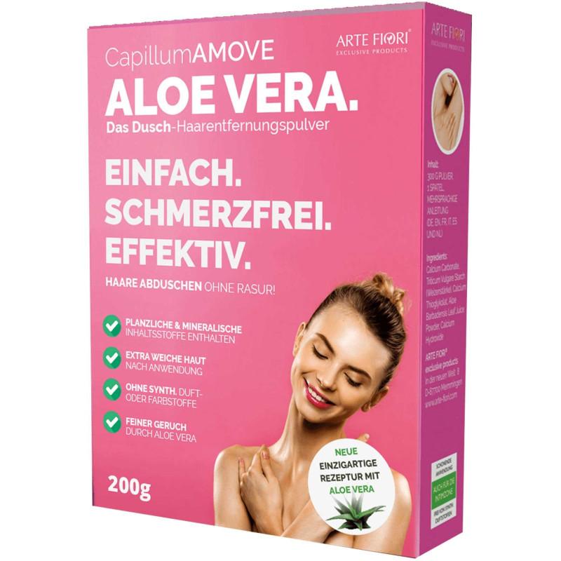 Poudre dépilatoire Capillum Amove Aloe Vera 200g