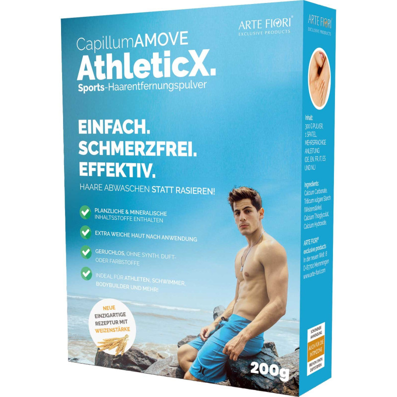 Poudre dépilatoire Capillum Amove AthleticX 200g
