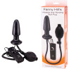 Plug gonflable multi-vitesse noir FANNY
